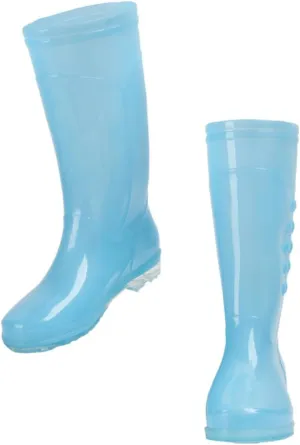 1 Pair Rain Boots Fur Knee Rain Boot Women Rain Shoes Outdoor Knee High Rain Boot Rain Shoes for Men Waterproof Rain Boot Tall Garden Boots Tall Snow Rain Boot Joules Pvc Blue