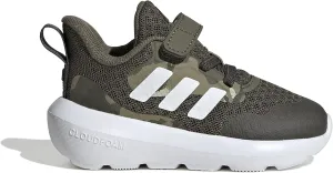 adidas Fortarun 3.0 Shoes Infants Running Shoes for Unisex Children, Olive Strata Cloud White Shadow Olive, 8 UK