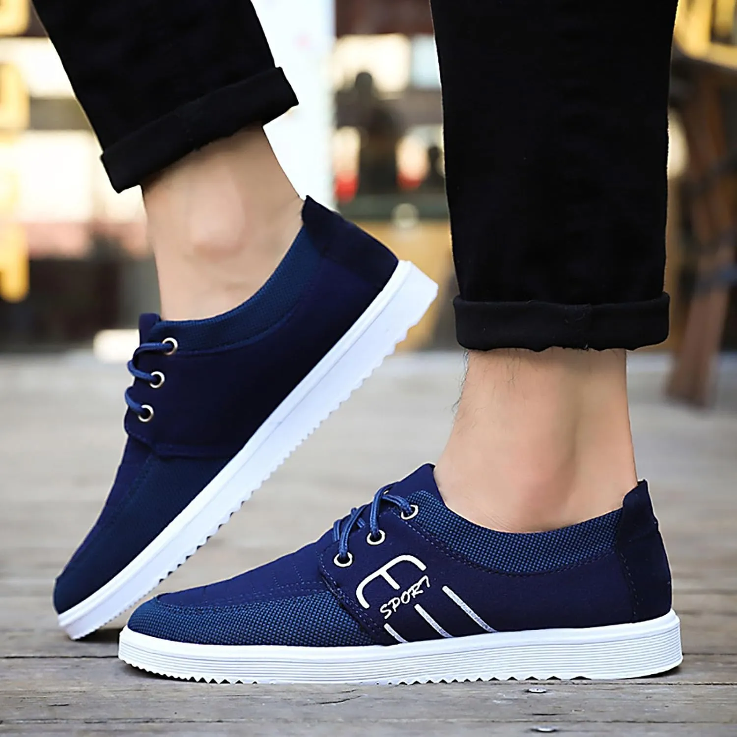 Arch Support Sports Shoes for Men Comfortable Breathable Lightweight Tennis Shoe Arch Support Plantar Fasciitis