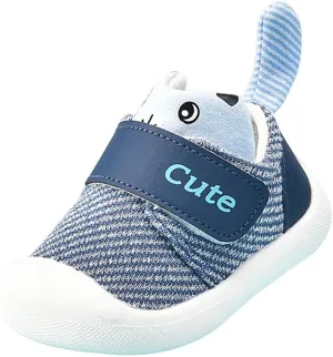 Baby Infant Cotton Sneakers Hook Loop Non Slip First Walking Sport Shoes Toddler Newborn Soft Lightweight Casual Shoes