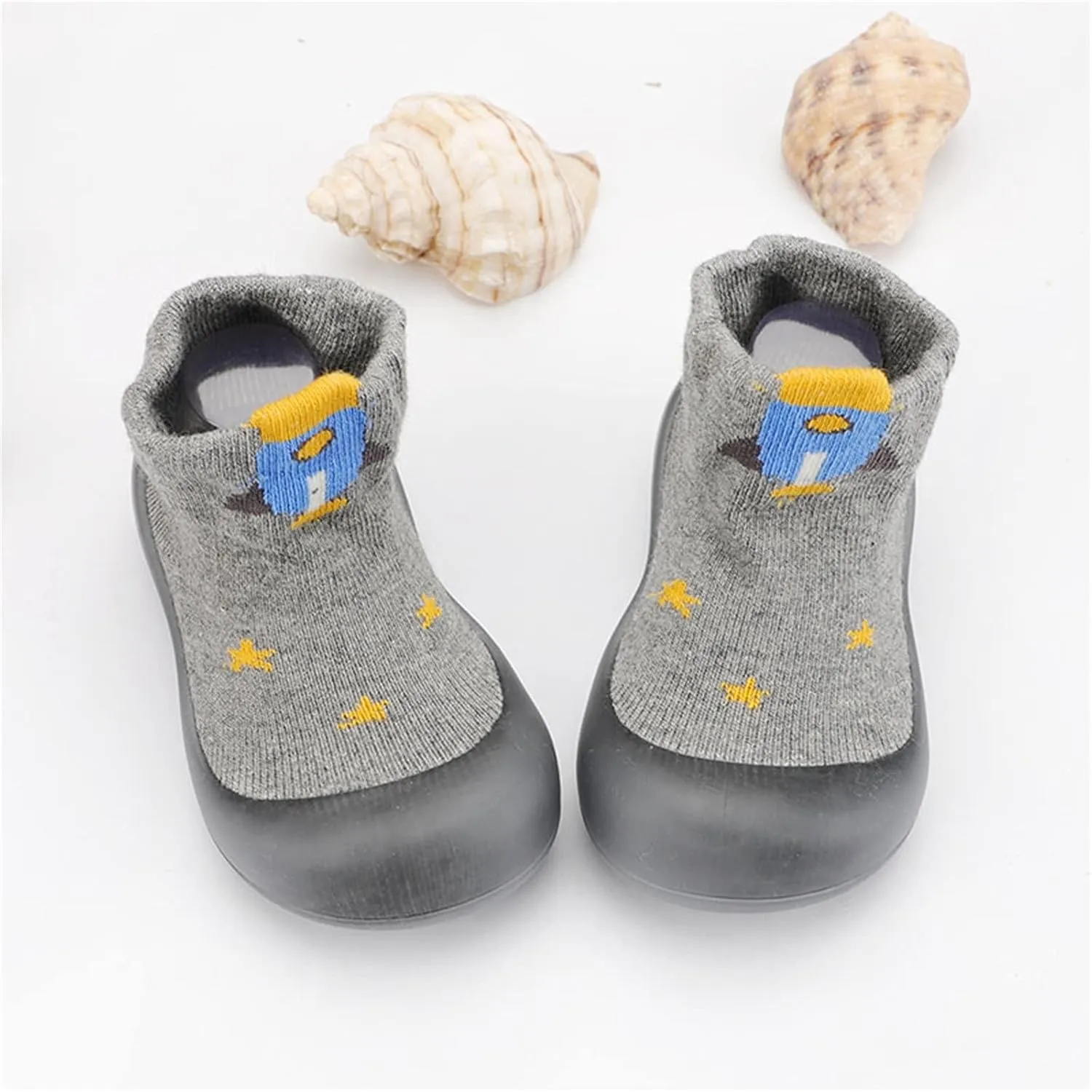 Baby Infant Soft Rubber Sneakers Crochet Cute Sock Shoes Toddler Newborn Non Slip First Walking Ankle Casual Boots