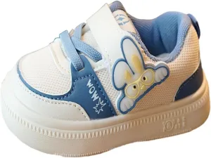 Baby Walking Shoes for Toddler Girl Boys Little Bunny Prewalker Breathable Mesh Rubber Soft Sole Flat Sneakers