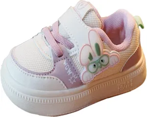 Baby Walking Shoes for Toddler Girl Boys Little Bunny Prewalker Breathable Mesh Rubber Soft Sole Flat Sneakers