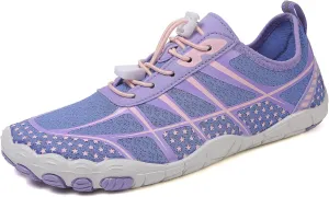 Barefoot Shoes Women Walking Arch Support Hiking Water Shoes with Arch Support for Women Walking with Wide Toe Box Zero Drop Trail Hiking Running Sneakers Breathable Lightweight Outdoor Footwear