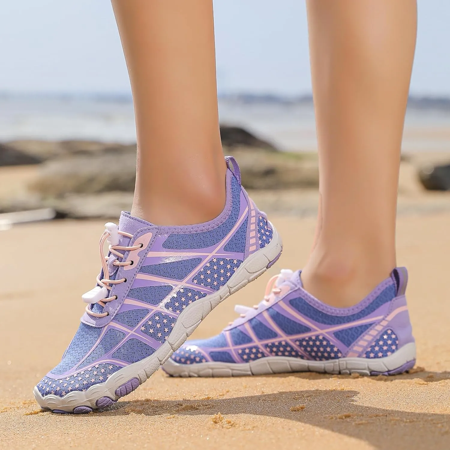 Barefoot Shoes Women Walking Arch Support Hiking Water Shoes with Arch Support for Women Walking with Wide Toe Box Zero Drop Trail Hiking Running Sneakers Breathable Lightweight Outdoor Footwear