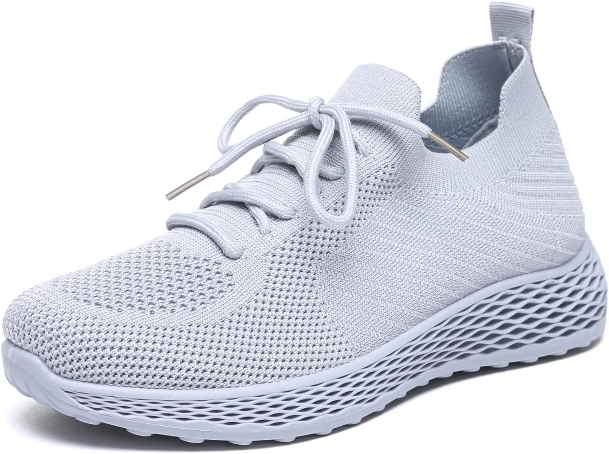 Bernal Womens Walking Tennis Shoes Casual Non Slip Gym Workout Shoes Breathable Mesh Working Sneakers
