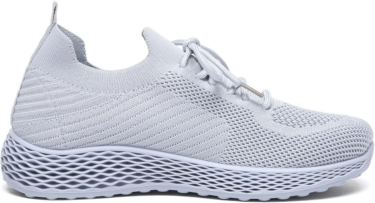 Bernal Womens Walking Tennis Shoes Casual Non Slip Gym Workout Shoes Breathable Mesh Working Sneakers