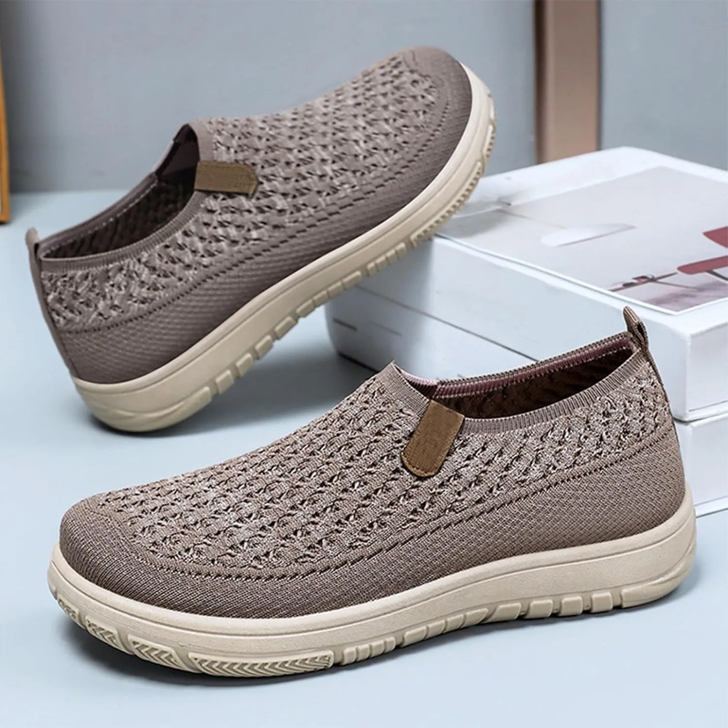 Comfortwear Shoes for Women Comfortable Soft Sole Flat Platform Sneakers Non Slip Walking Running Workout Sneaker