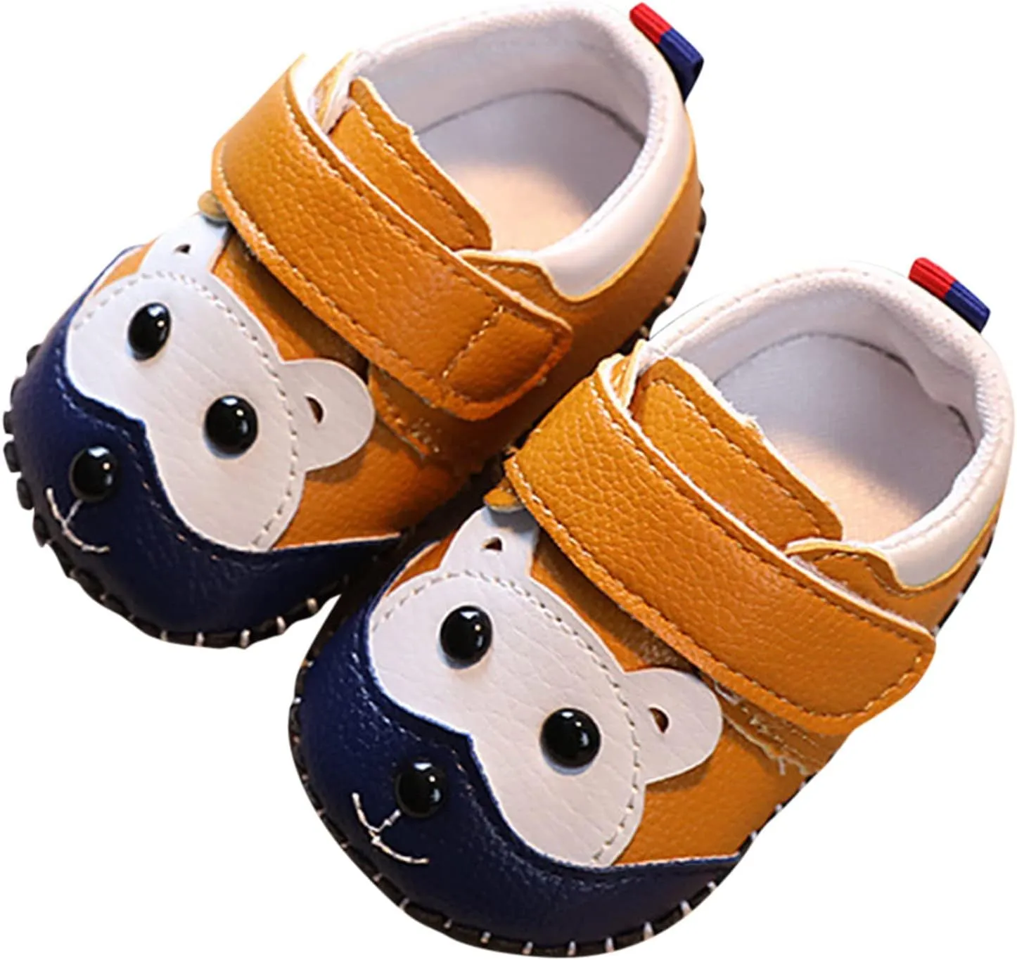 Cute artoon Prewalkers Shoes for Infant Baby Boys Girls Soft Sole Leather Non Slip Comfortable Sports Footwear