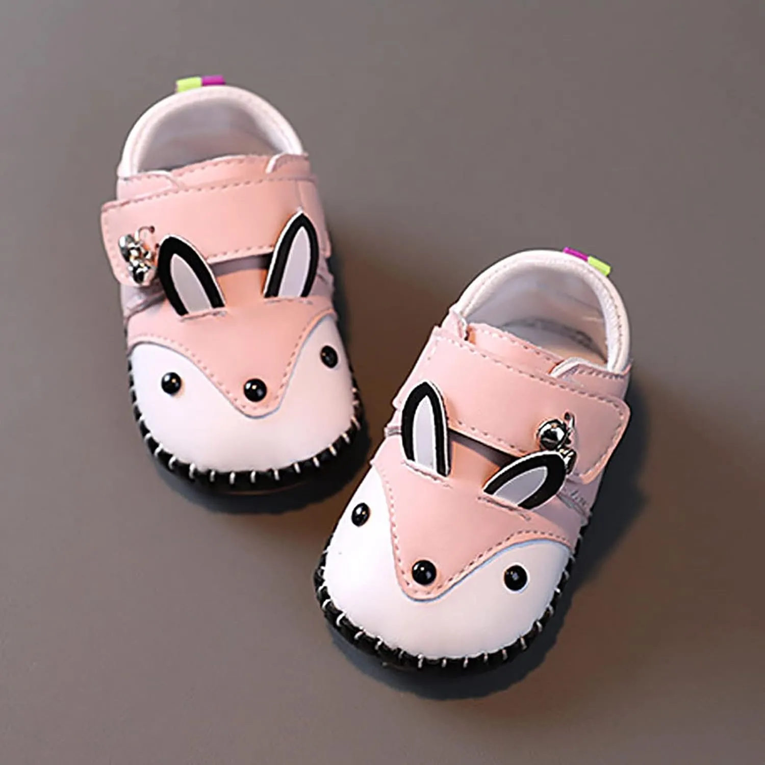 Cute artoon Prewalkers Shoes for Infant Baby Boys Girls Soft Sole Leather Non Slip Comfortable Sports Footwear