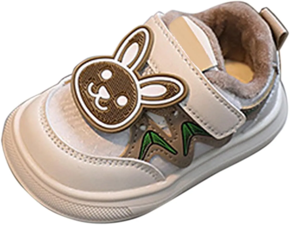 Cute Bunny Sneakers for Infant Girls Boys, Baby Toddler Flat Walking Shoes Lightweight Soft Sport Running Shoes