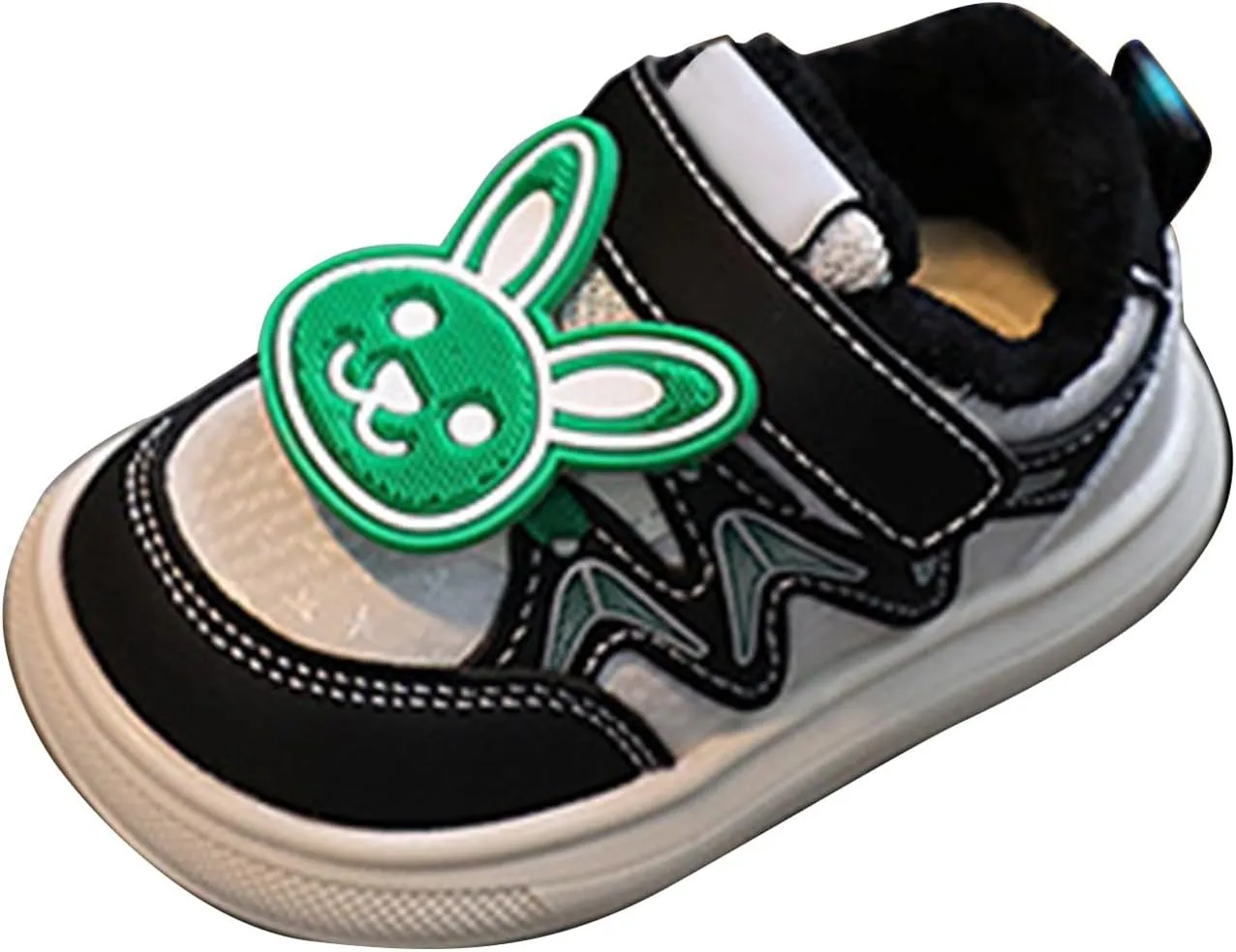 Cute Bunny Sneakers for Infant Girls Boys, Baby Toddler Flat Walking Shoes Lightweight Soft Sport Running Shoes