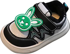 Cute Bunny Sneakers for Infant Girls Boys, Baby Toddler Flat Walking Shoes Lightweight Soft Sport Running Shoes