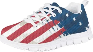 Dolyues Teens Shoes Yellow Flower Shoes Print Mesh Girls Running Sport Shoes