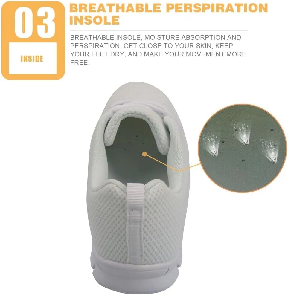 GIFTPUZZ Running Shoes for Men, Comfortable Walking Shoes Adult Running Shoes, Athletic Sneaker Mesh Fabric