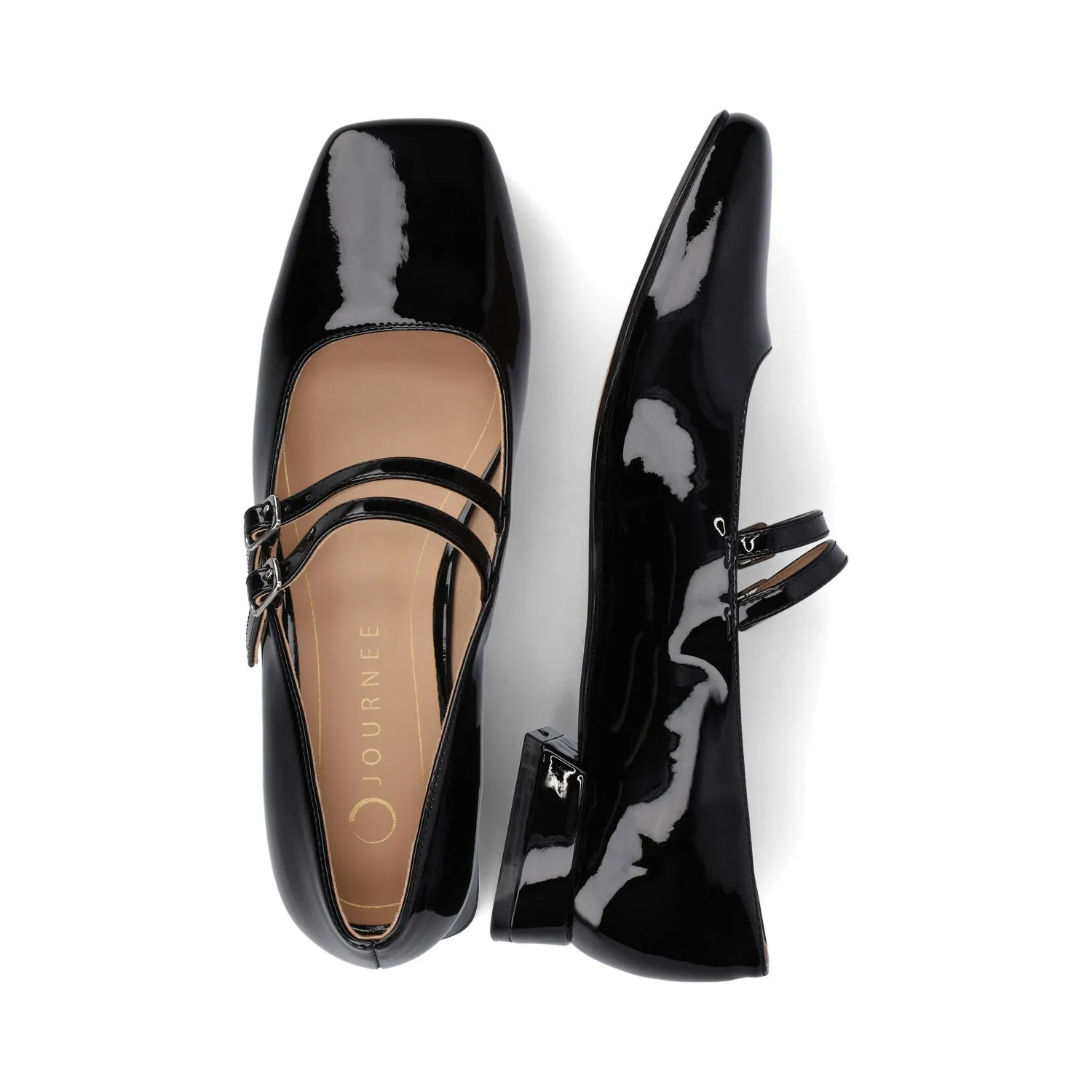 GREDAH MARY JANE DRESS FLATS IN WIDE