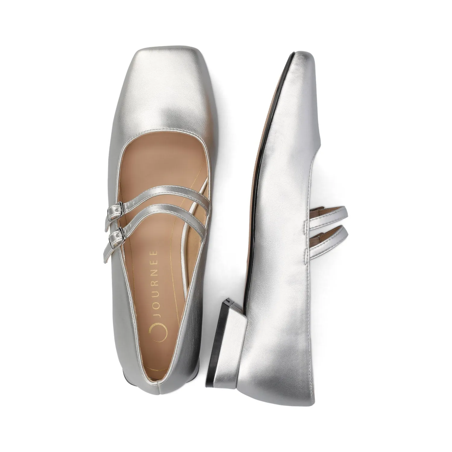 GREDAH MARY JANE DRESS FLATS IN WIDE