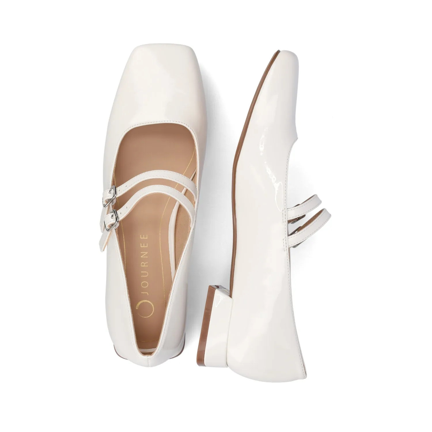 GREDAH MARY JANE DRESS FLATS IN WIDE