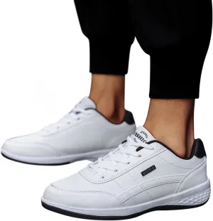 Hbeylia Mens Lightweight Walking Shoes Comfortable Lace Up Athletic Cushioned Sports Sneakers for Tennis, Gym, Running, Hiking,Casual Workout