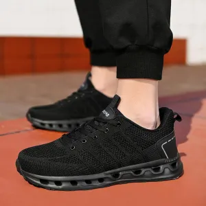 Hbeylia Tennis Athletic Running Shoes For Men Fashion Casual Lace Up Lightweight Non Slip Cushioned Sneakers Flats Low Top Memory Foam Hiking Sports Athletic Gym Jogging Tennis Trainer Shoes
