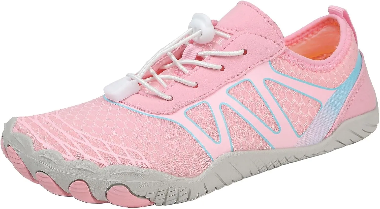 Hike Barefoot Shoes Women Wide Toe Box Healthy Hiking Water Shoes with Arch Support for Women Walking Wide Toe Box Non-Slip Outdoor Sports Zero Drop Shoe Walking Outdoor Breathable Footwear