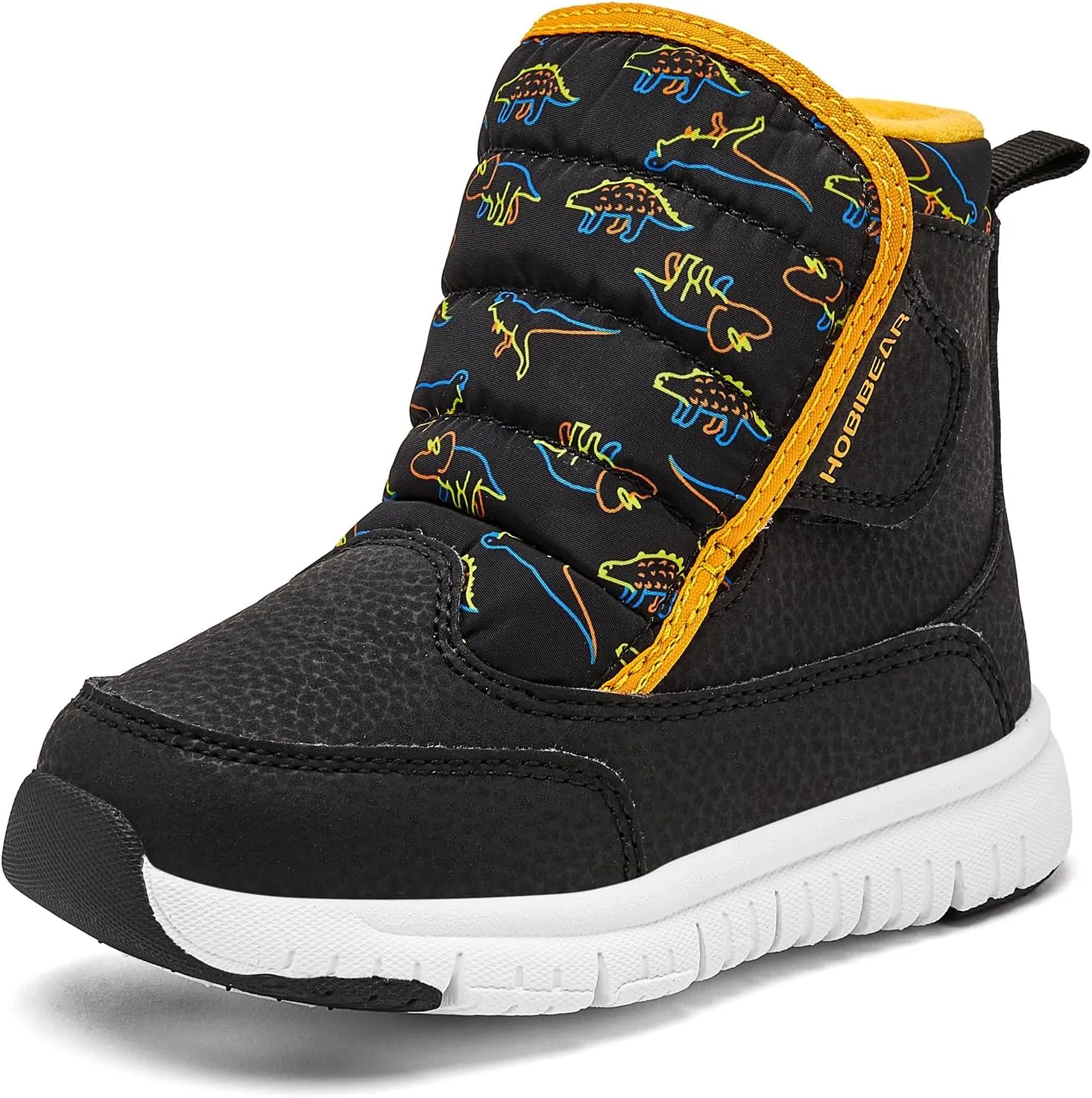 HOBIBEAR Toddler Winter Snow Boots for Boys Girls Outdoor Waterproof Warm Kids Boots