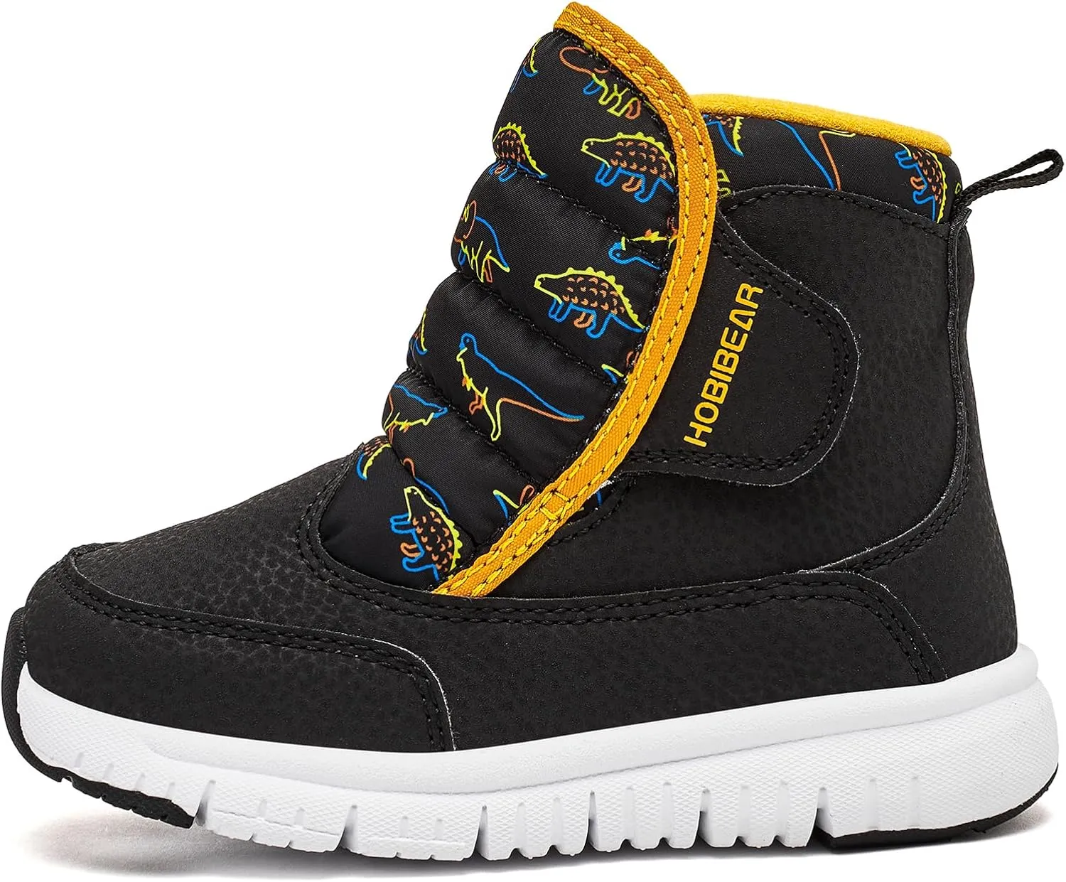 HOBIBEAR Toddler Winter Snow Boots for Boys Girls Outdoor Waterproof Warm Kids Boots