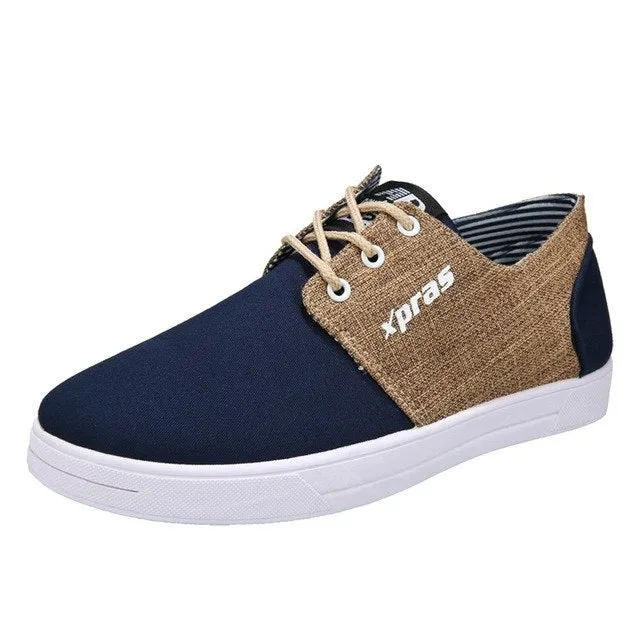 Hot sale Men Casual Shoes Breathable Flat Shoes Sports Shoes Student Canvas Shoes for dropshipping
