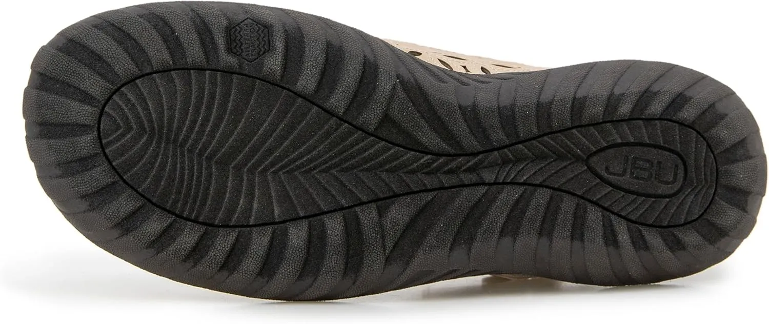 JBU Bellerose Encore Womens Comfort Casual Classic Mary Jane Wide Flats Fashion Shoes