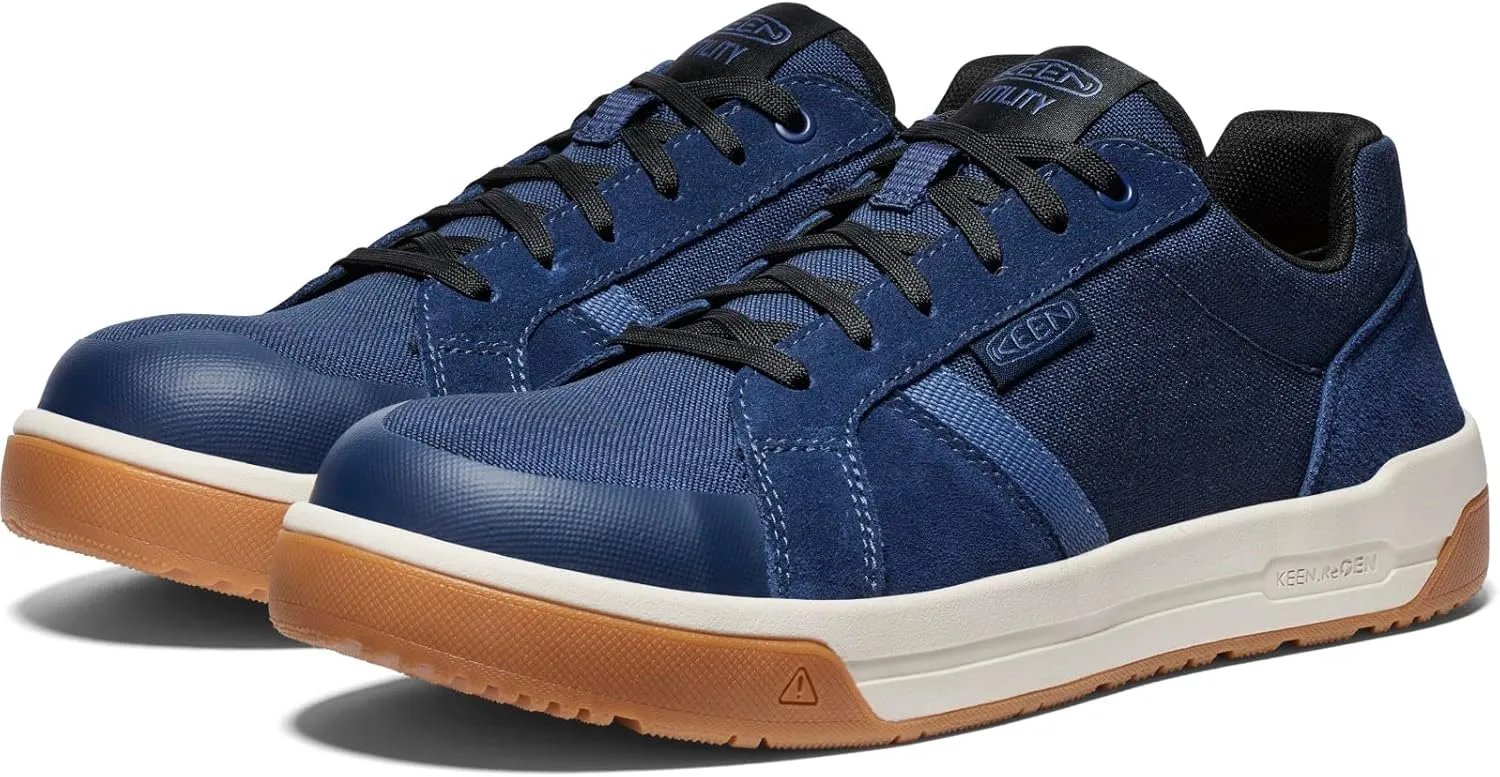 KEEN Utility Men's Kenton Low Height Composite Toe Breathable Work Sneakers