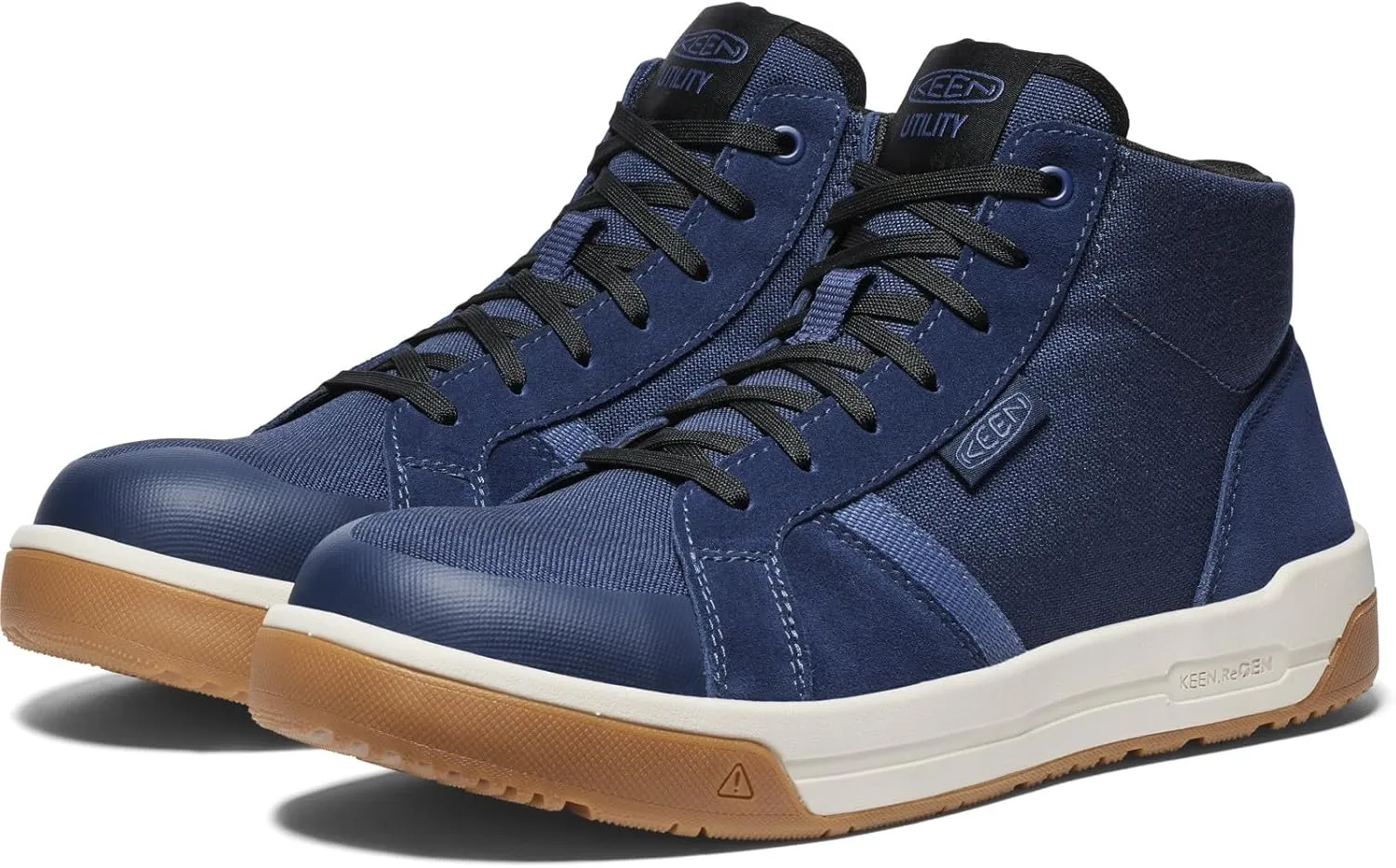 KEEN Utility Men's Kenton Mid Top Composite Toe Breathable Work Sneakers