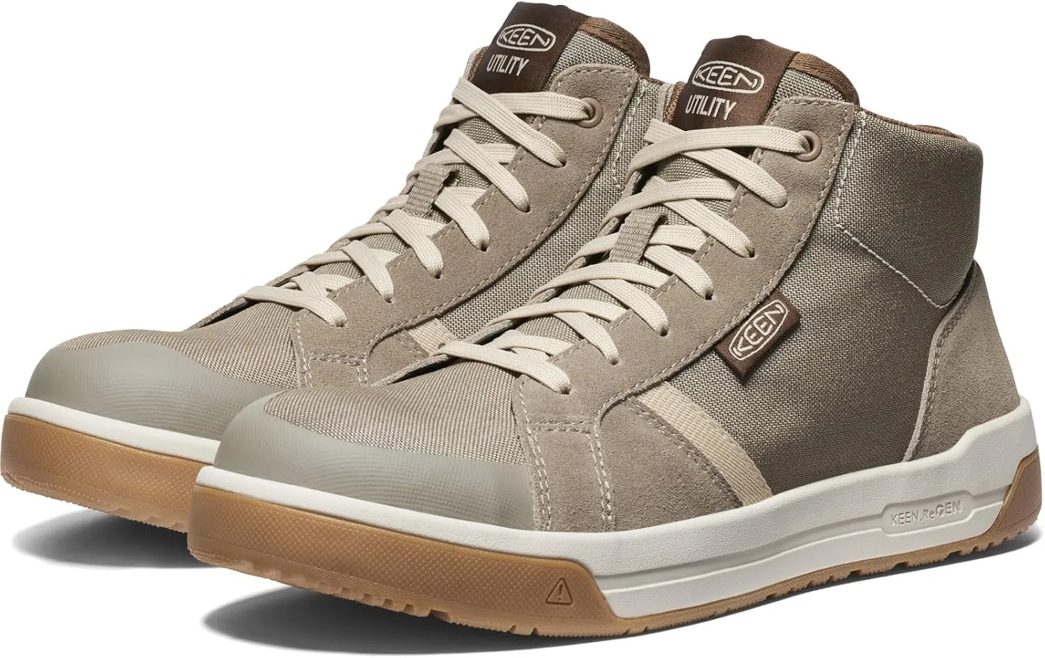 KEEN Utility Men's Kenton Mid Top Composite Toe Breathable Work Sneakers