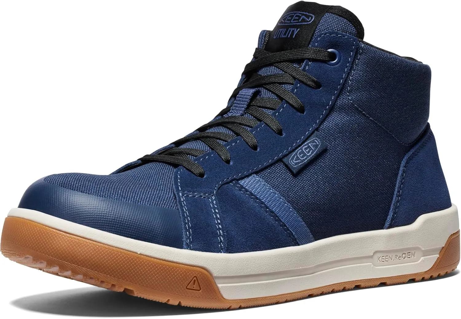 KEEN Utility Men's Kenton Mid Top Composite Toe Breathable Work Sneakers