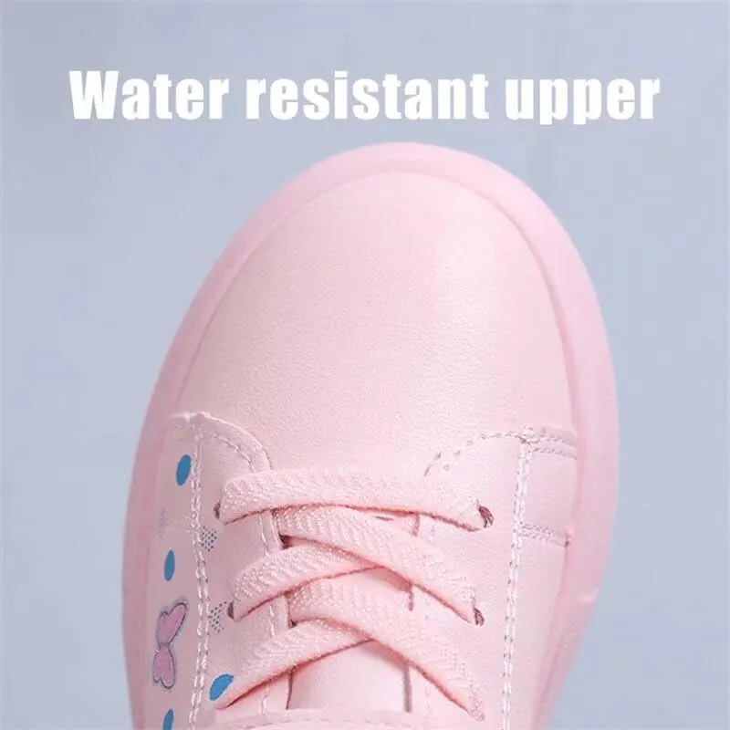 Kid Girls Cartoon Lovely Walking Sneakers for Outdoor Sport Running Travel School
