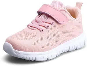 Kids Boy Girl Lightweight Solid Casual Sneakers for Outdoor Sport Running Walking