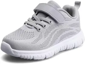 Kids Boy Girl Lightweight Solid Casual Sneakers for Outdoor Sport Running Walking