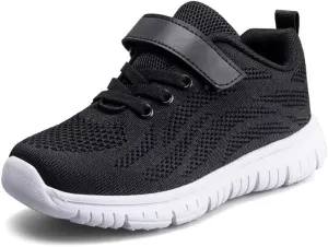 Kids Boy Girl Lightweight Solid Casual Sneakers for Outdoor Sport Running Walking