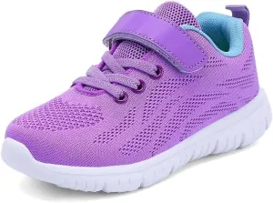 Kids Boy Girl Lightweight Solid Casual Sneakers for Outdoor Sport Running Walking