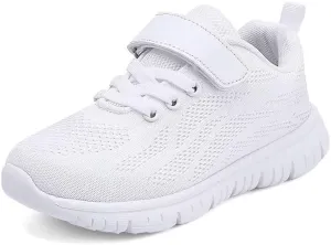 Kids Boy Girl Lightweight Solid Casual Sneakers for Outdoor Sport Running Walking