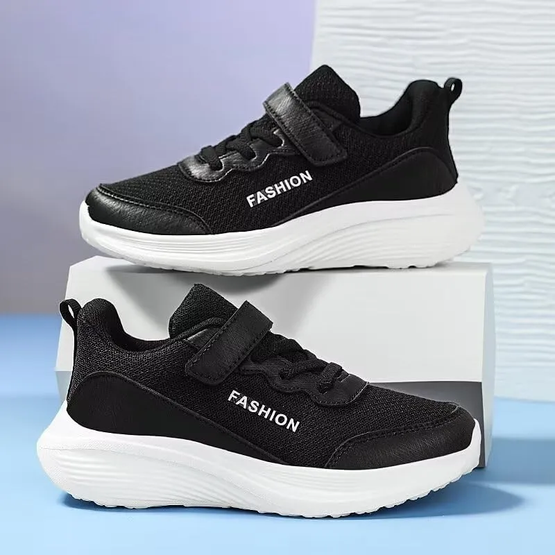 Kids Boy Girl Solid Breathable Sport Shoes for Outdoor School Running Walking