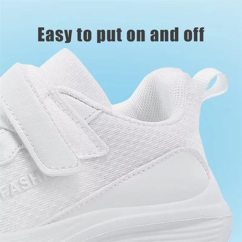 Kids Boy Girl Solid Breathable Sport Shoes for Outdoor School Running Walking