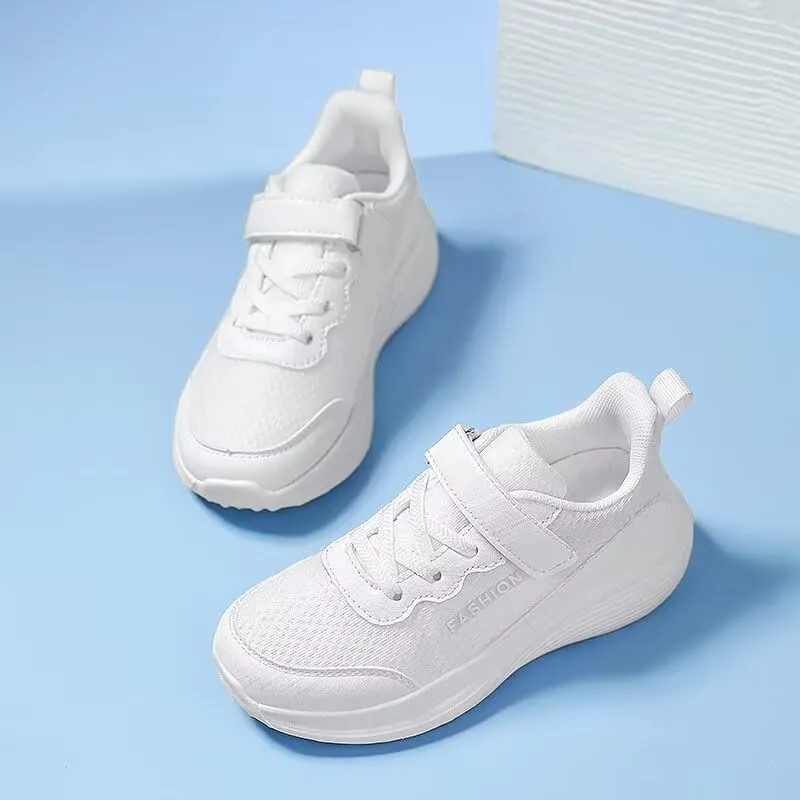 Kids Boy Girl Solid Breathable Sport Shoes for Outdoor School Running Walking
