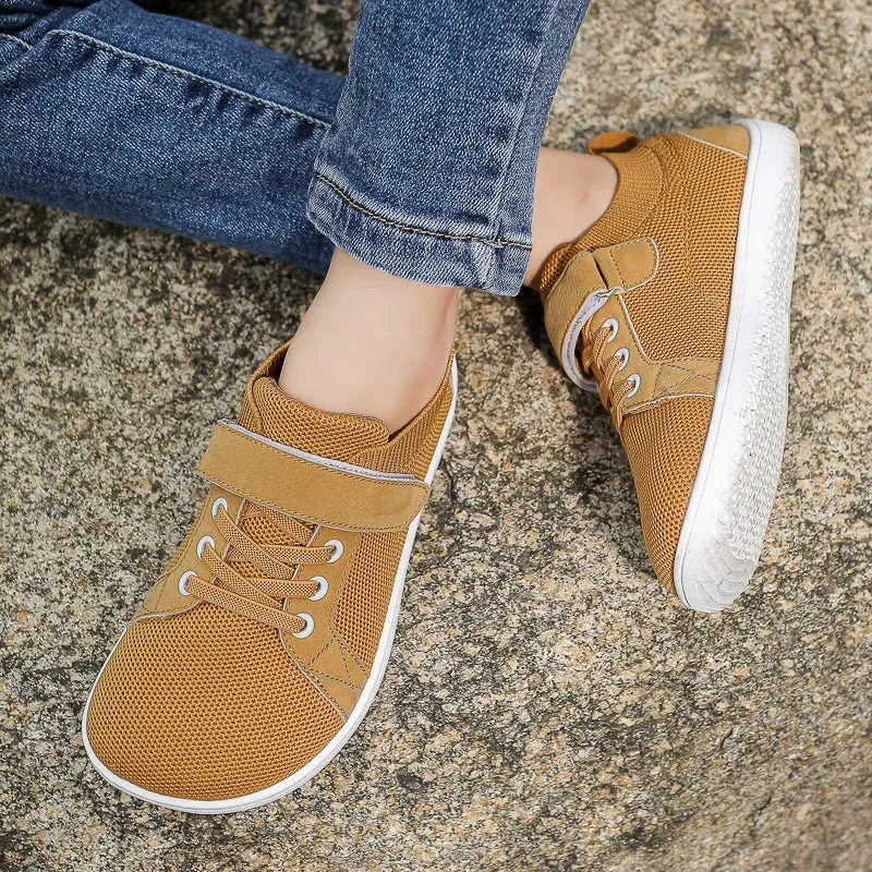 Kids Breathable Hook and Loop Ankle Boots for Boys Girls