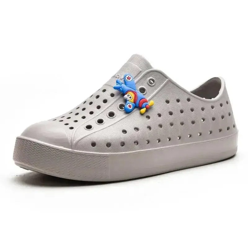 Kids Cave Shoes Summer New Boys Girls Garden Clogs EVA Slip-On Sports Sandals Unisex Lightweight Outdoor Beach Water Shoes