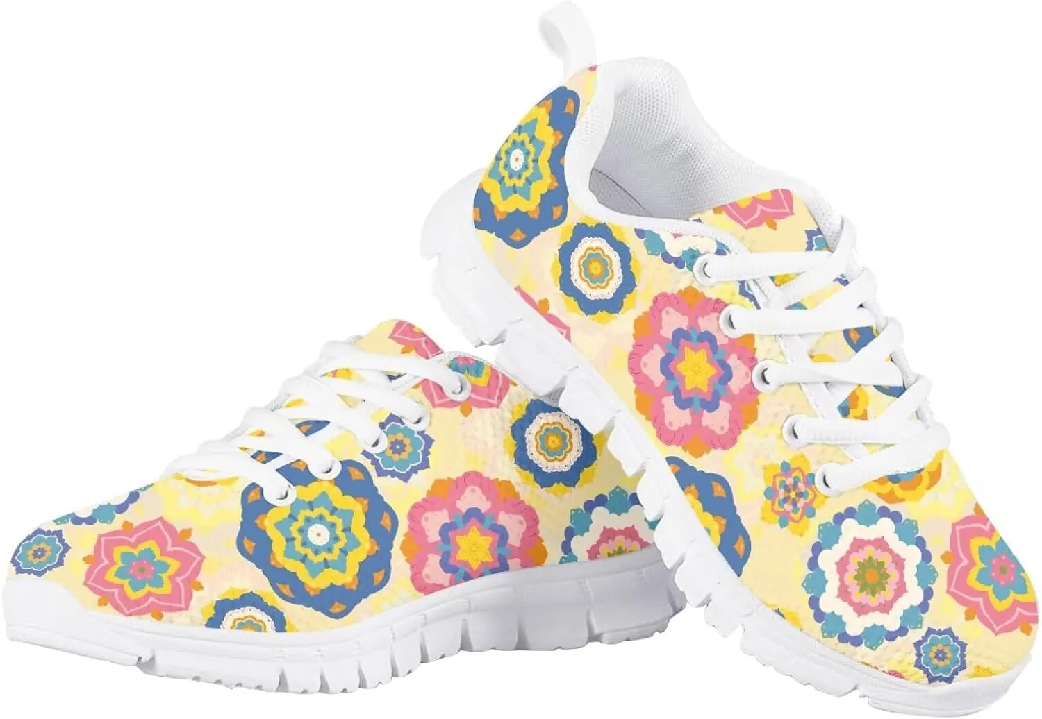 Kids Running Shoes for Girls Boys Breathable Non-Slip Mesh Sneakers