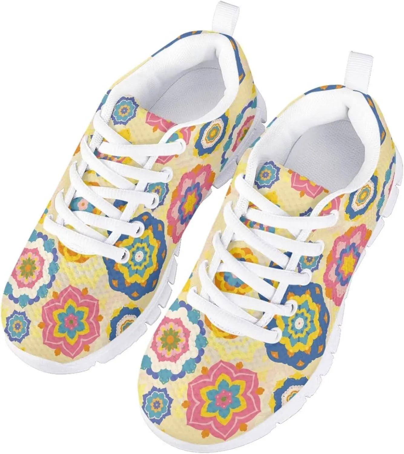 Kids Running Shoes for Girls Boys Breathable Non-Slip Mesh Sneakers