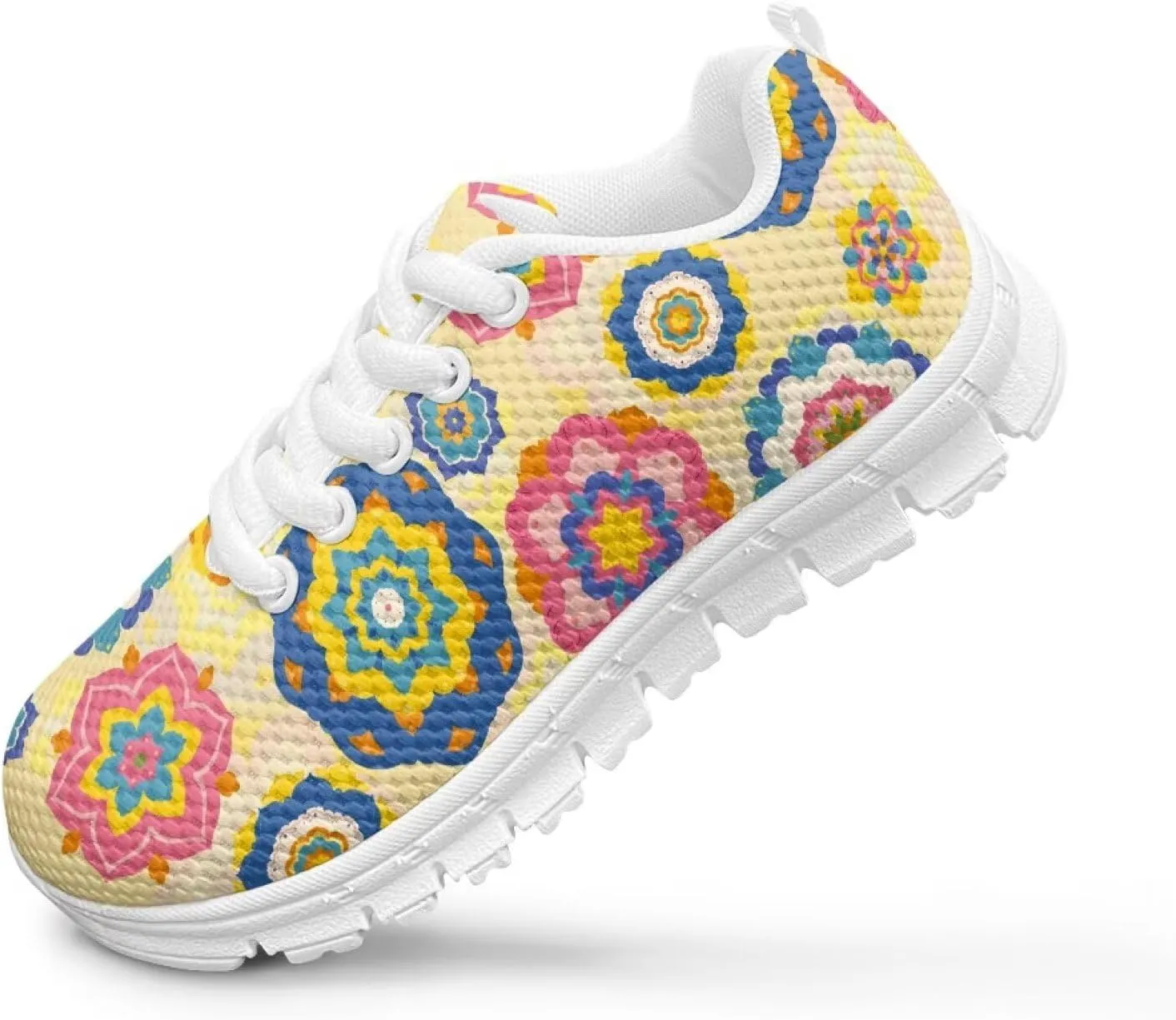 Kids Running Shoes for Girls Boys Breathable Non-Slip Mesh Sneakers