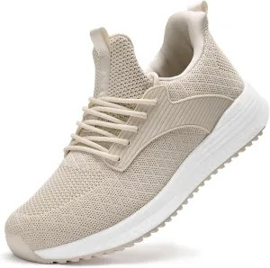 KPP Men's Walking Shoes Sneakers - Running Tennis Athletic Shoes for Workout Gym Jogging Slip on Lightweight Breathable Memory Foam Casual Sneakers