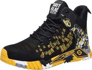 Men Women Indestructible Work ShoesLightweight Safety Shoes Slip Resistant Work Sneaker Breathable Puncture Proof Shoes