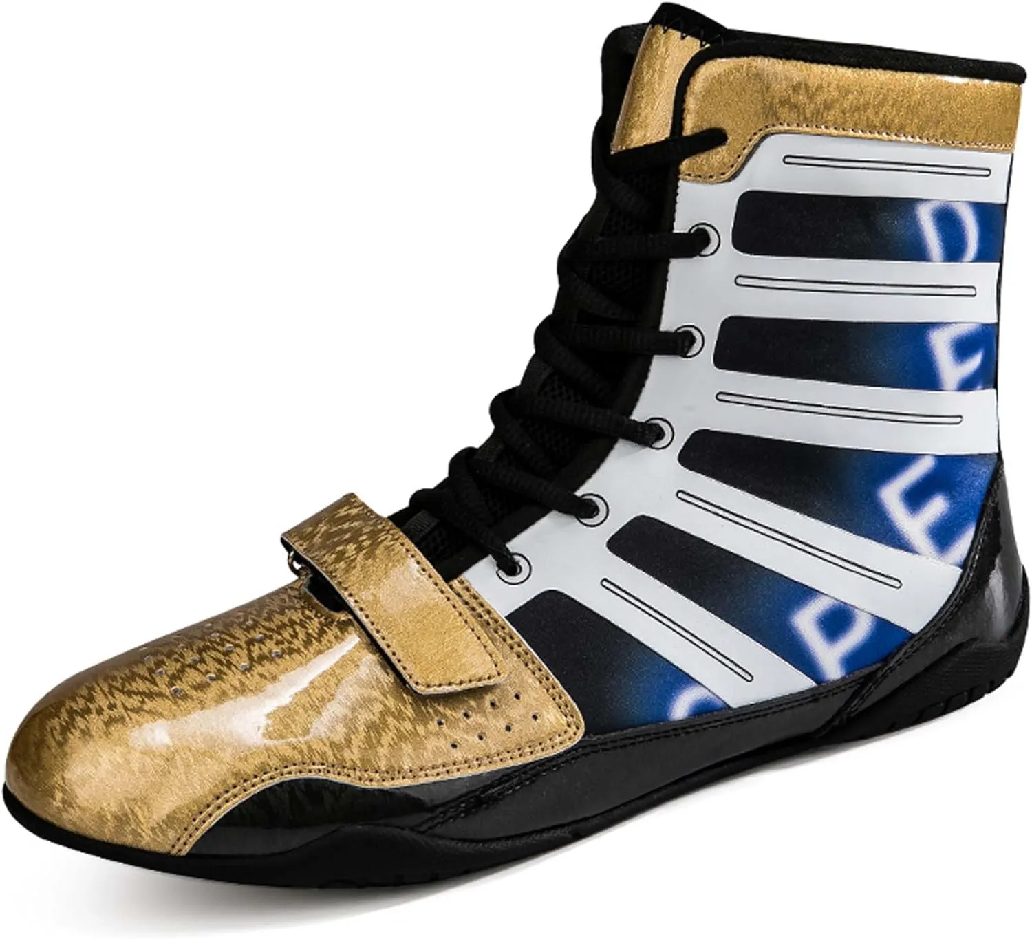 Men's and Women's High Traction Wrestling Shoes for Men,Durable Shoes for Wrestling, Boxing, Weightlifting & Bodybuilding -Combat Sports Footwear, Lightweight Gym Shoes